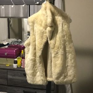 Faux fur jacket